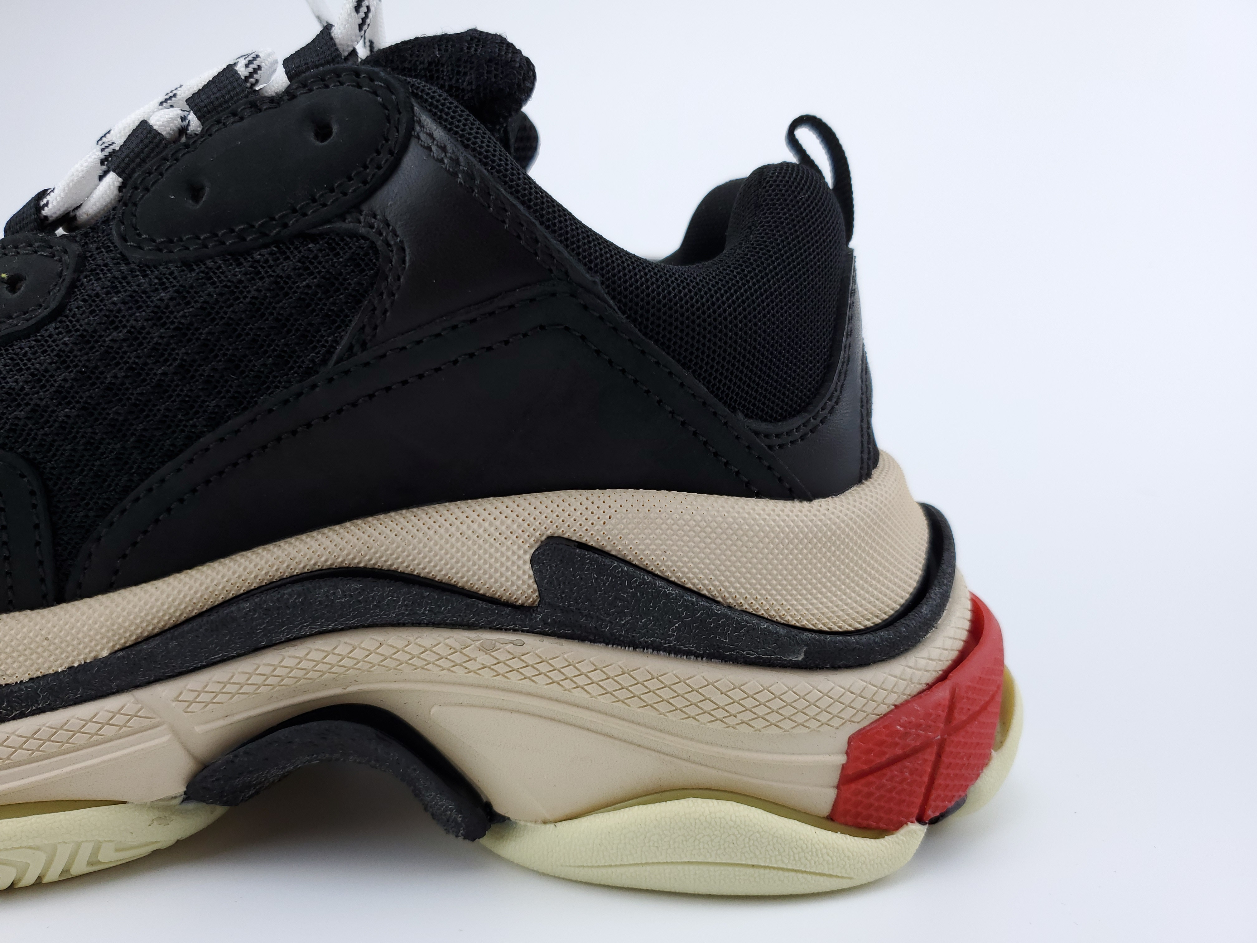 Balenciga Triple S Black White Red (2018 Reissue)