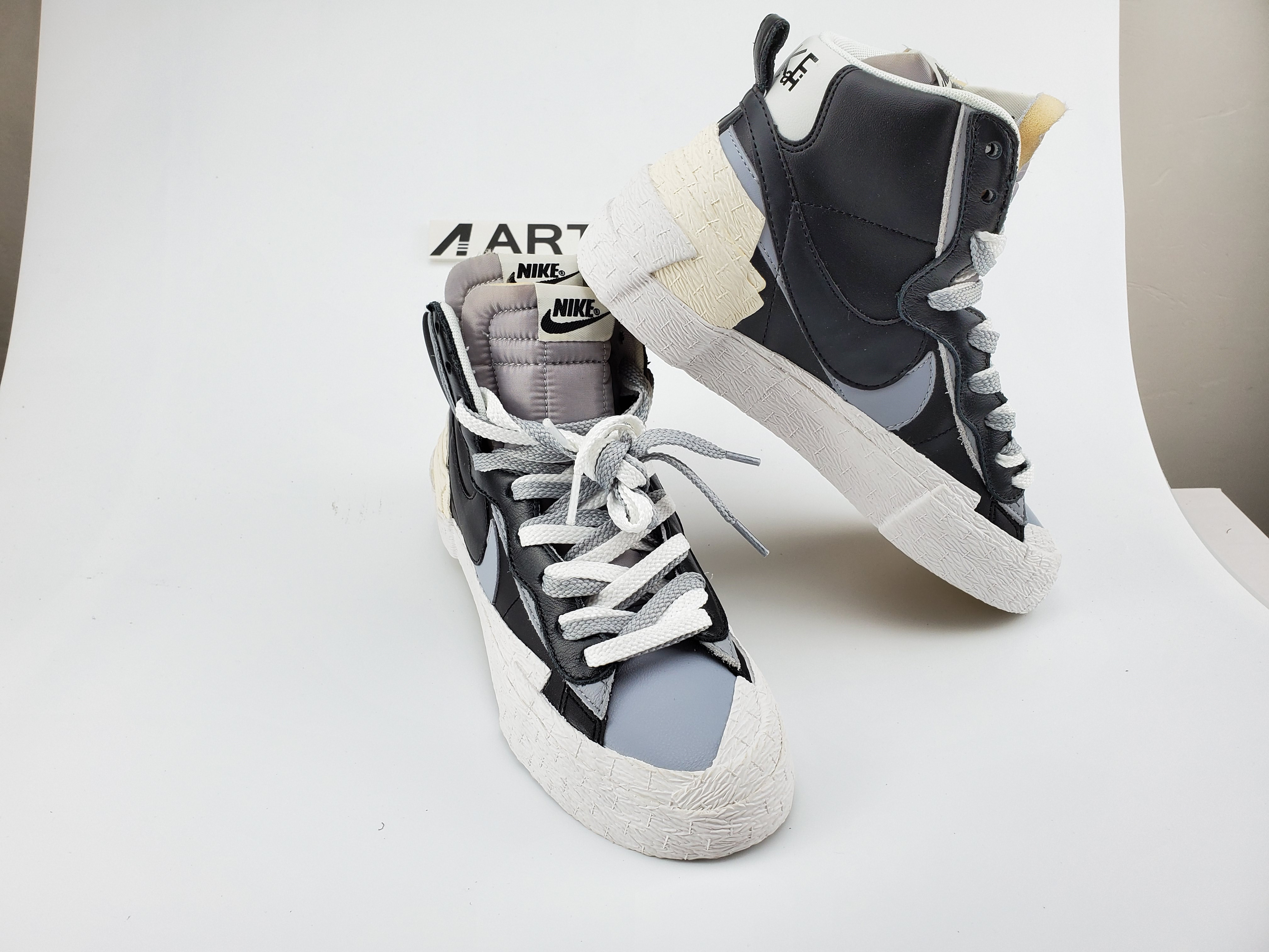 Nike Blazer High Sacai Black Grey