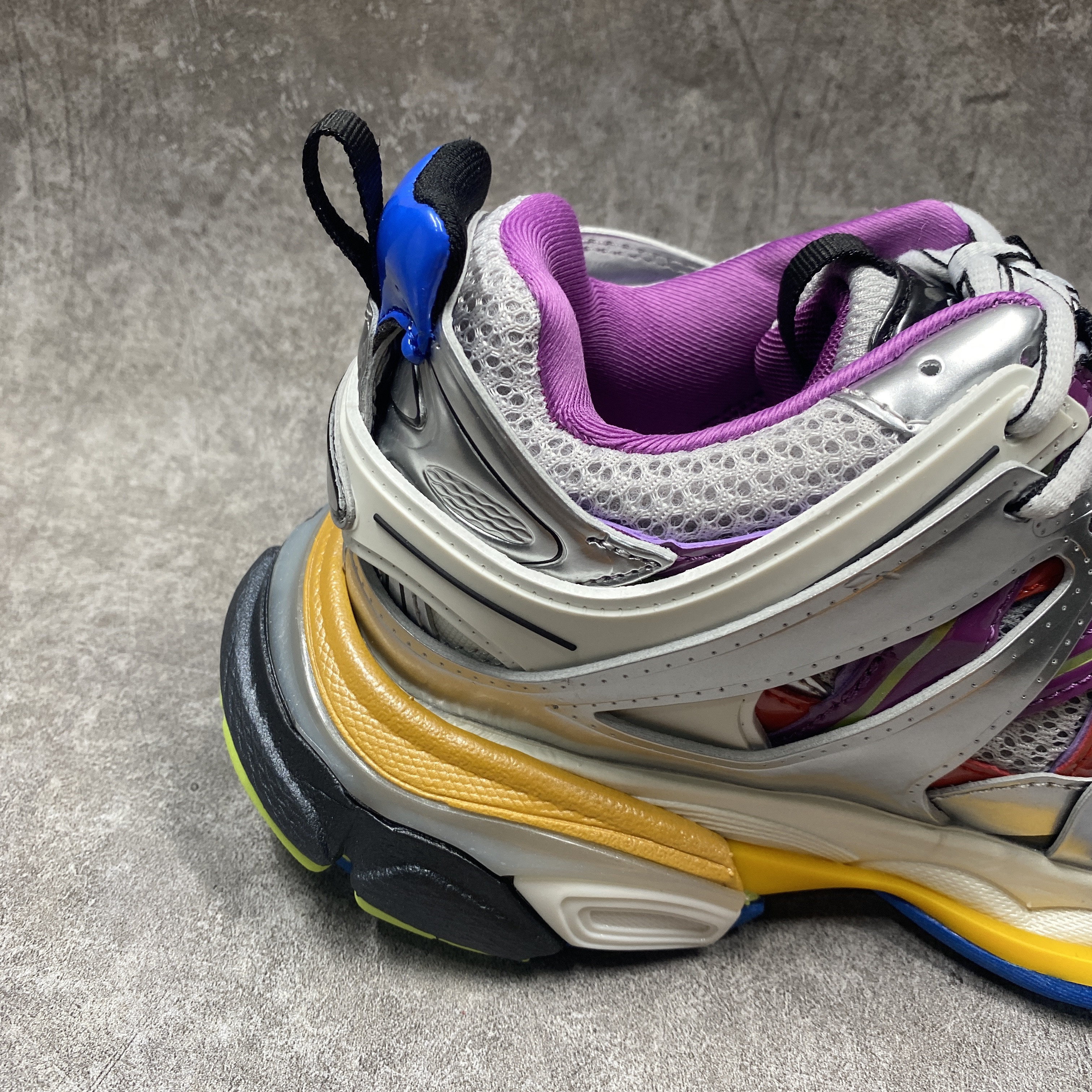 Balenciga Track Sneaker in Silver