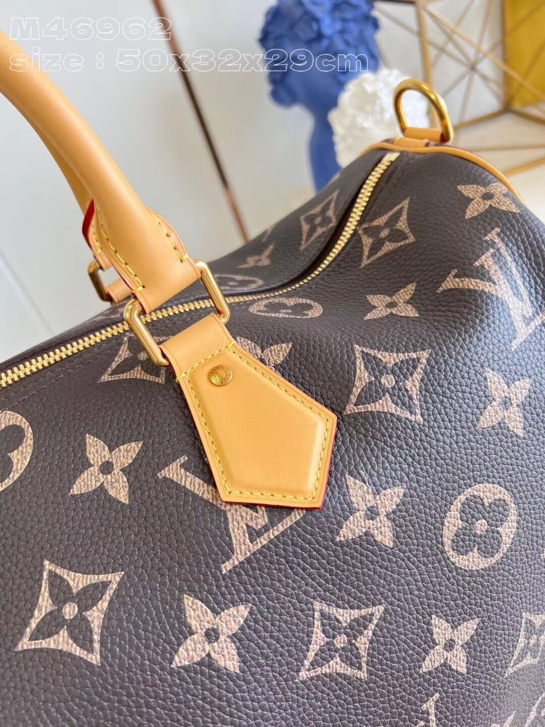 LV Speedy P9 Bandoulière 50 M46962 50x32x29cm(Customized about 10 days)