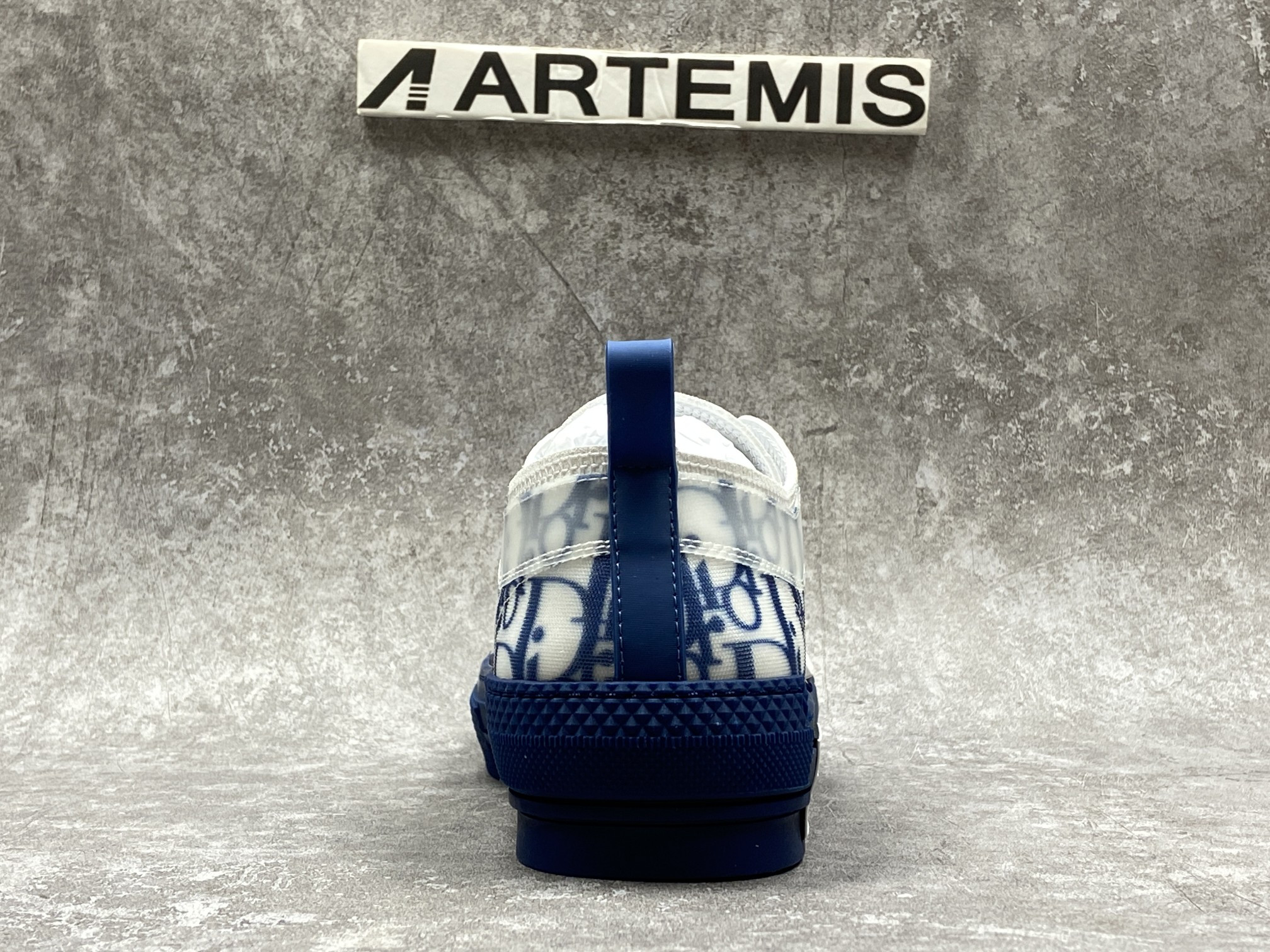 D*or b23 low top blue oblique