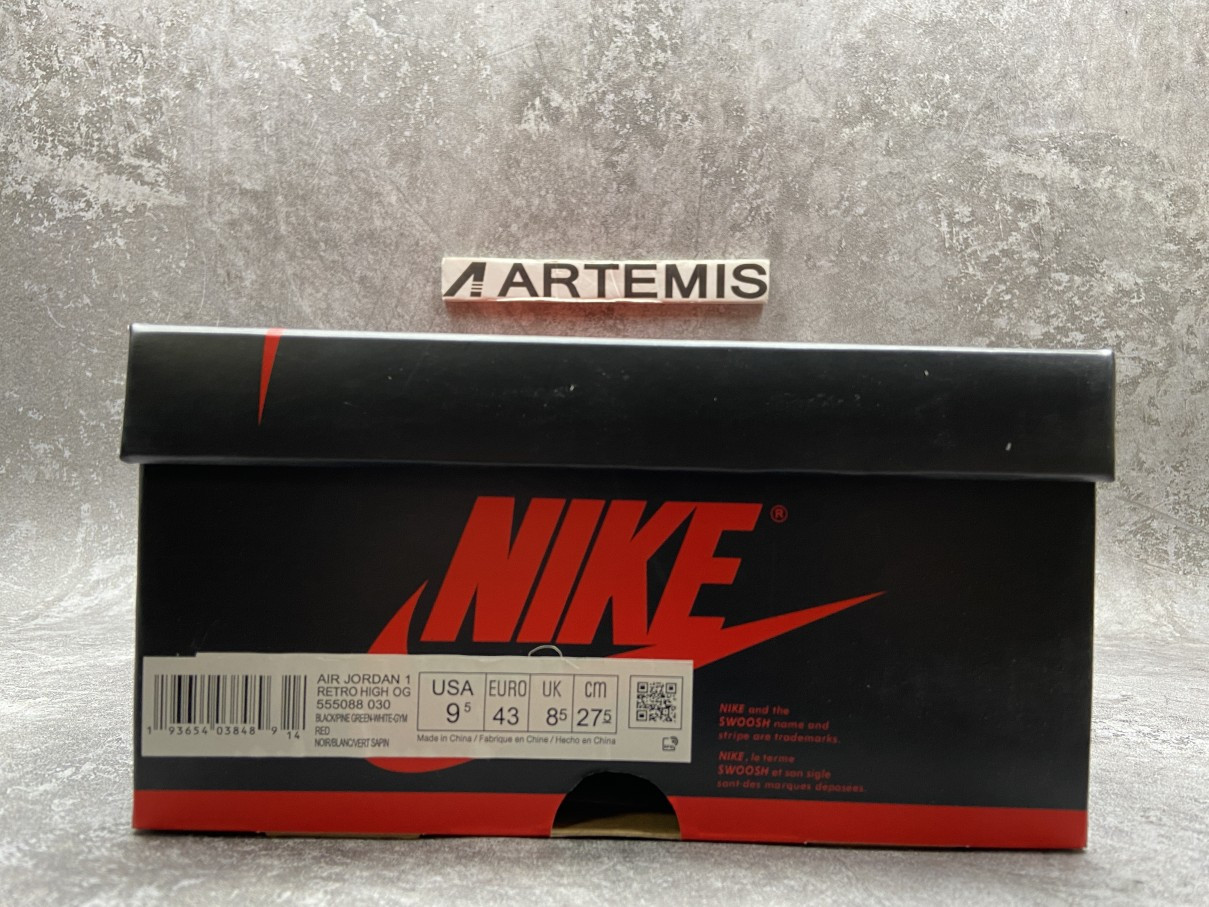 Air Jordan 1 Retro High Pine Green Black