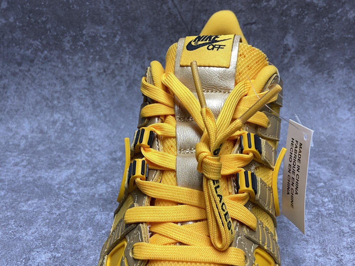 Nike Air Rubber Dunk Off-White University Gold