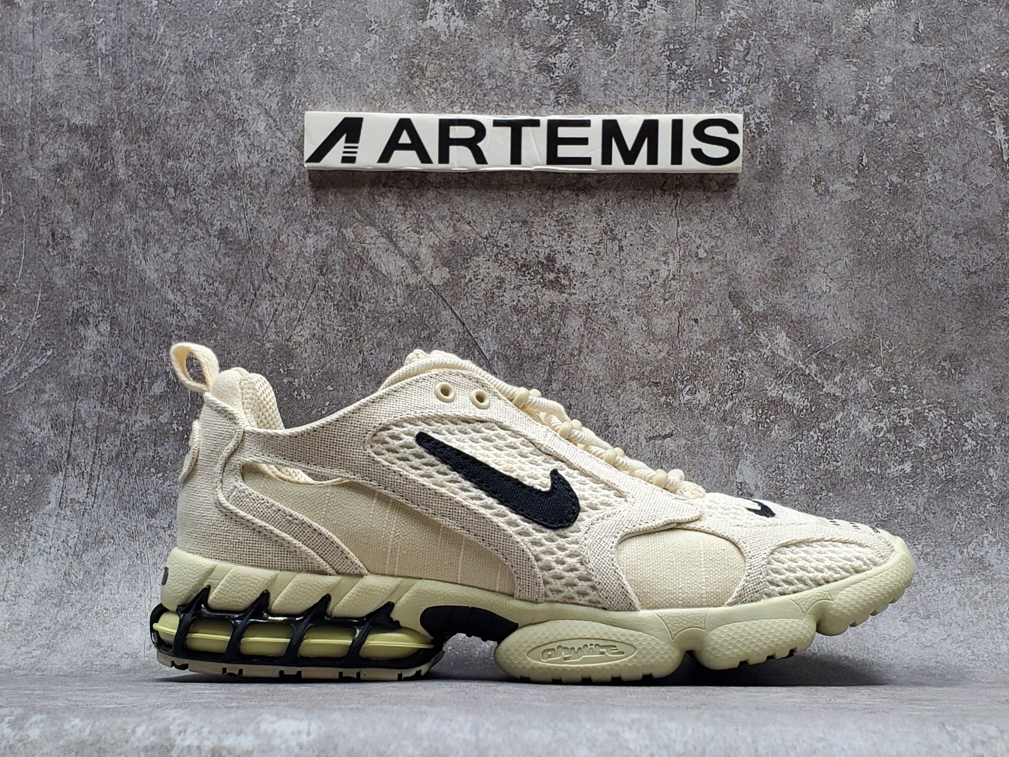 Nike Air Zoom Spiridon Cage 2 Stussy Fossil