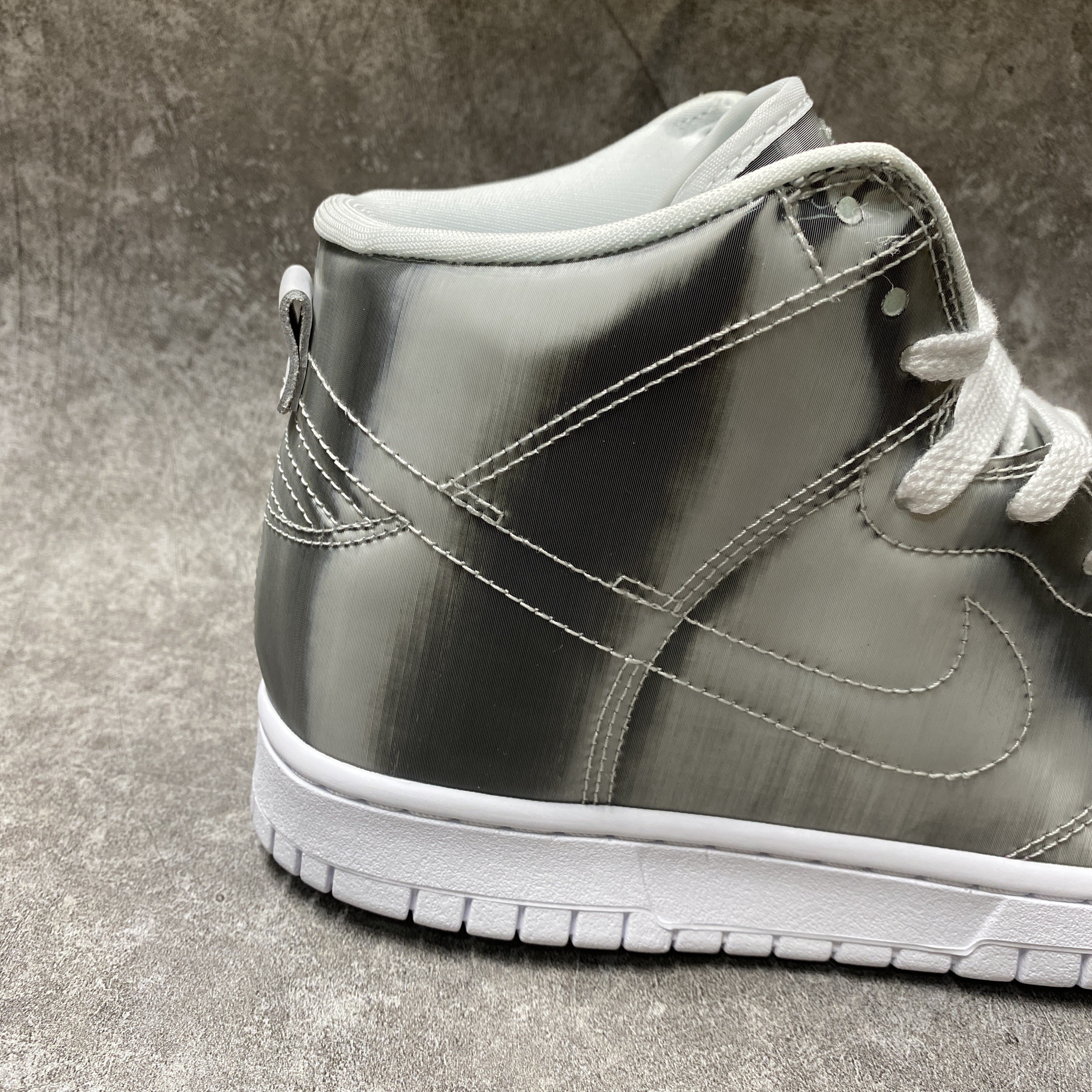 Nike Dunk High CLOT Metallic Silver