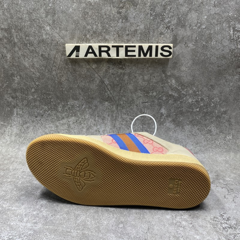 GC Screener Leather Sneaker Blue Red