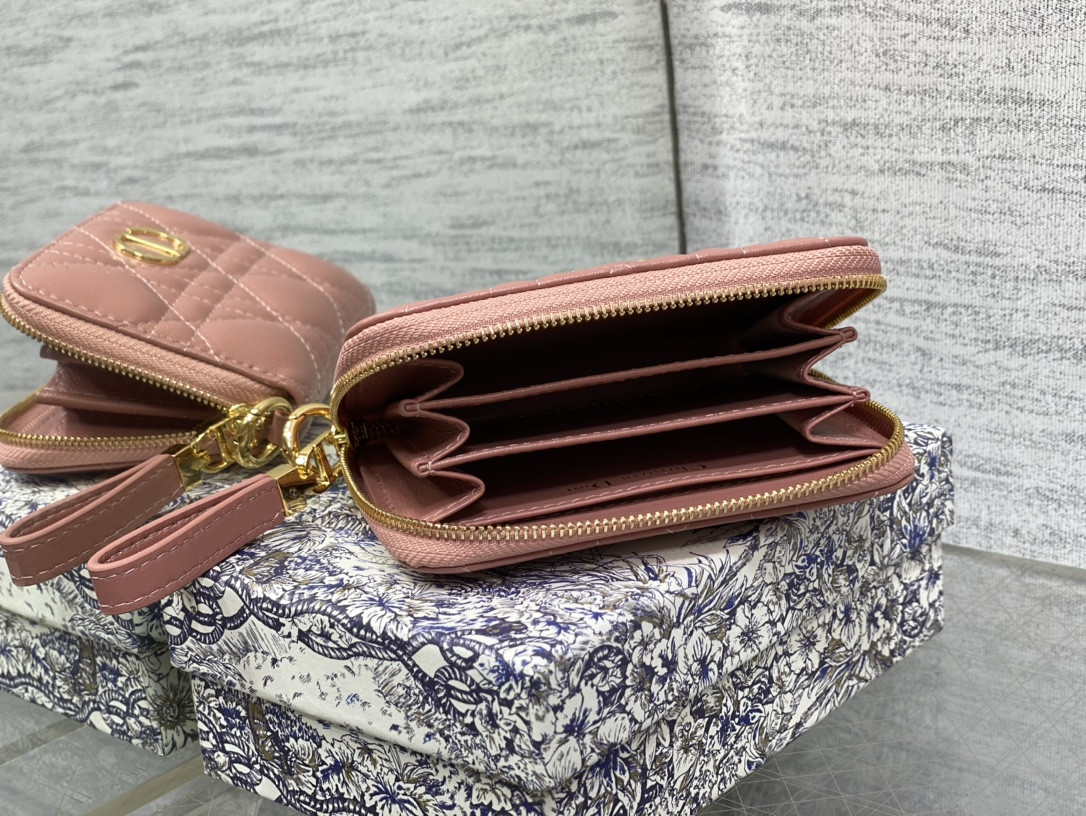 lady D*or voyageur small coin purse card holder