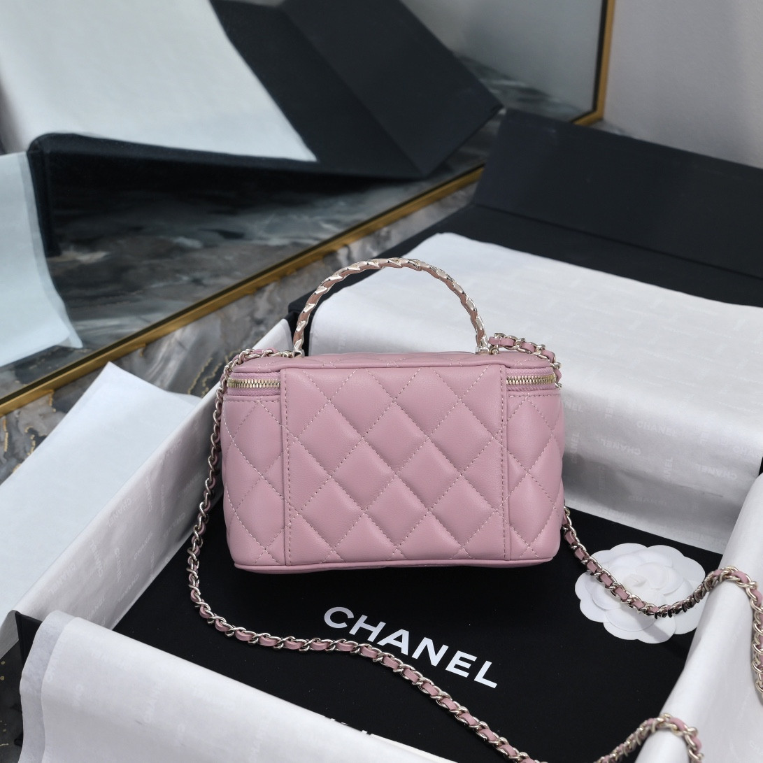 Ch*el clutch with chain 10x16x8cm