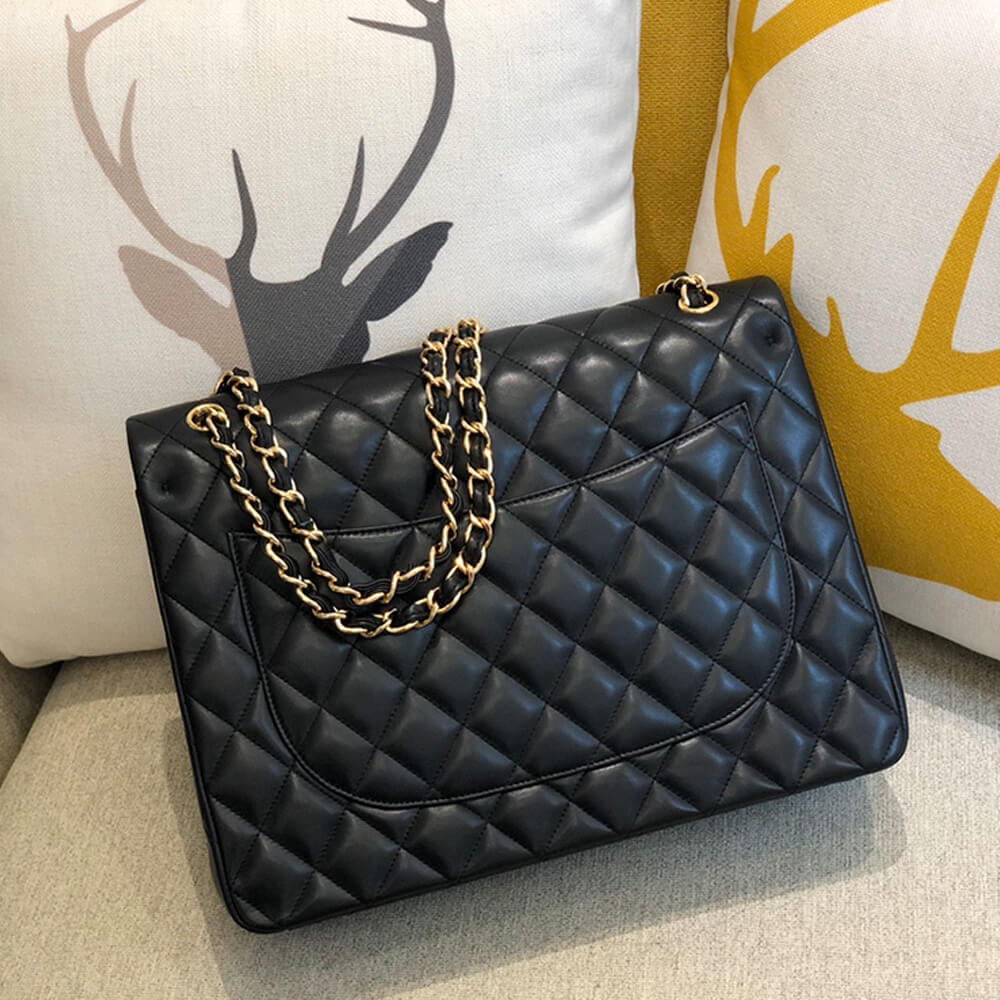 Ch*el classic maxi handbag