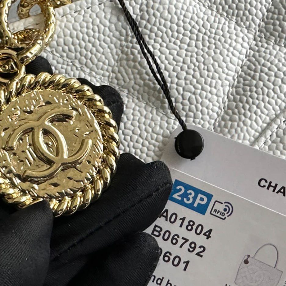 Ch*el medallion tote bag