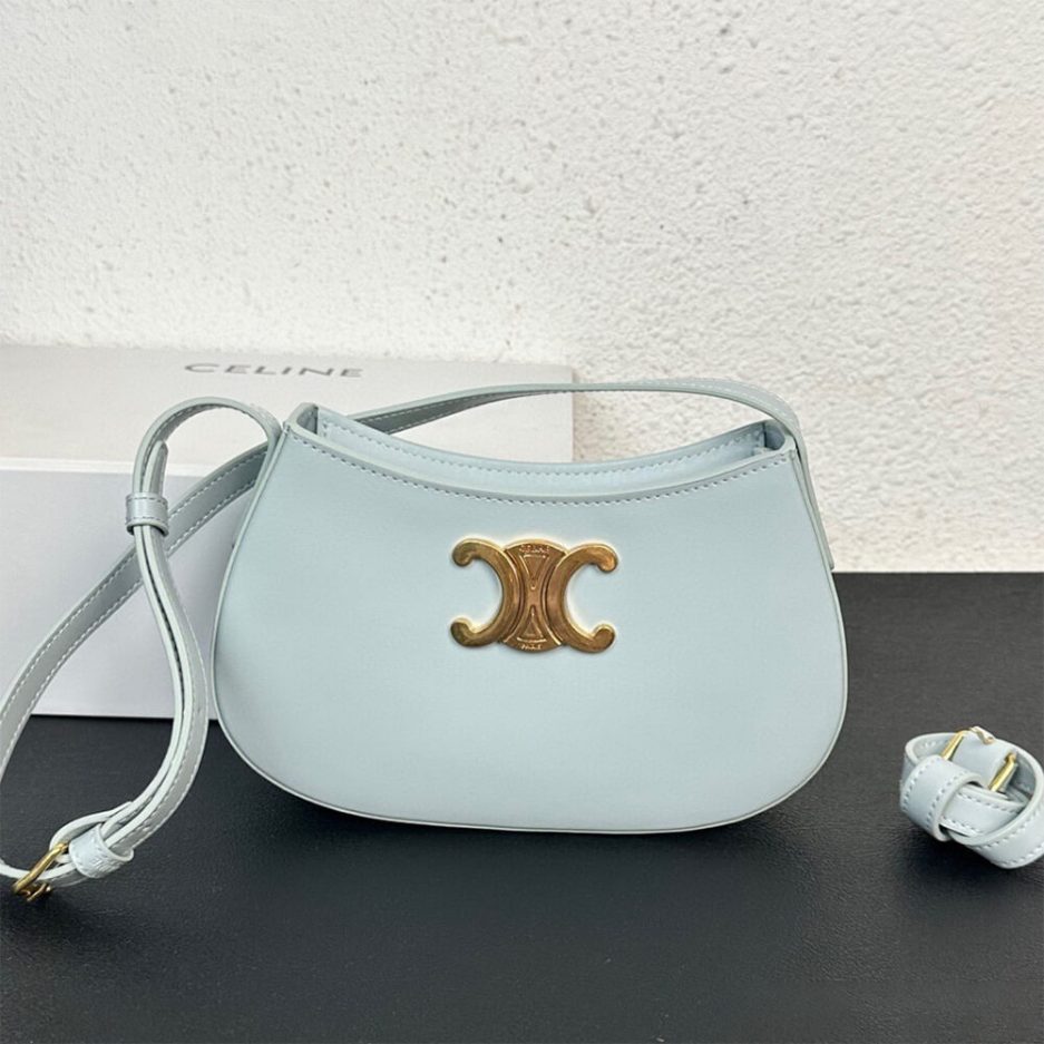 Ce**e medium tilly bag in shiny calfskin