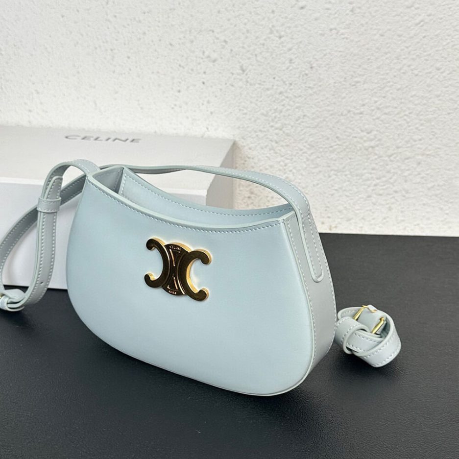 Ce**e medium tilly bag in shiny calfskin