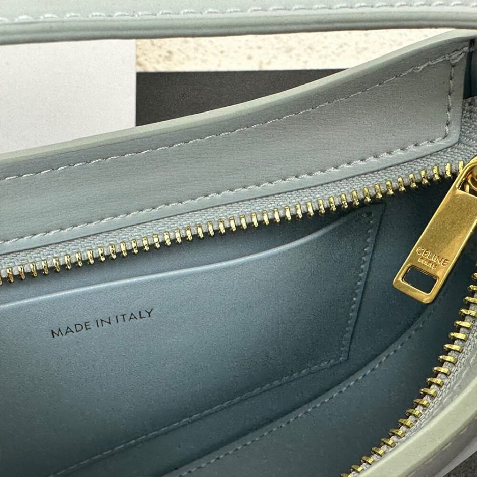 Ce**e medium tilly bag in shiny calfskin