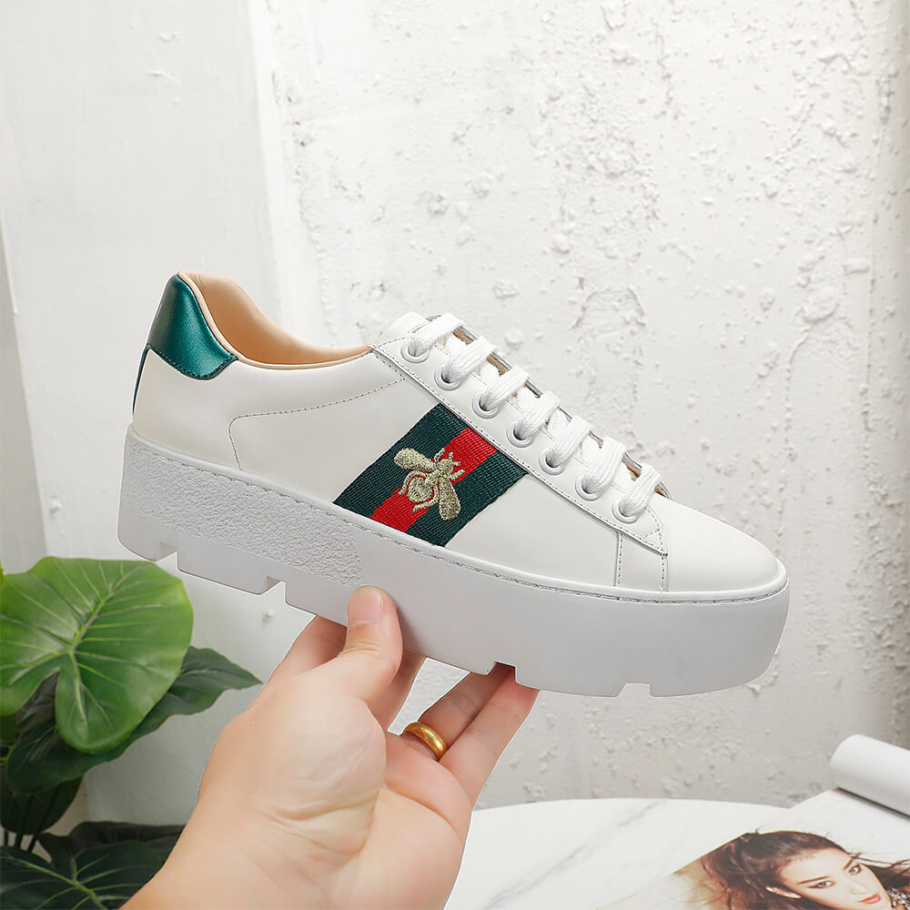 Women’s Ace embroidered platform sneaker