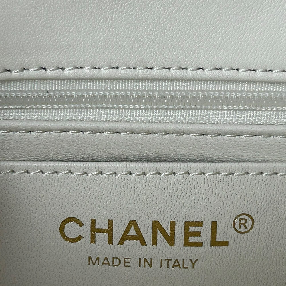 Ch*el mini classic handbag with top handle